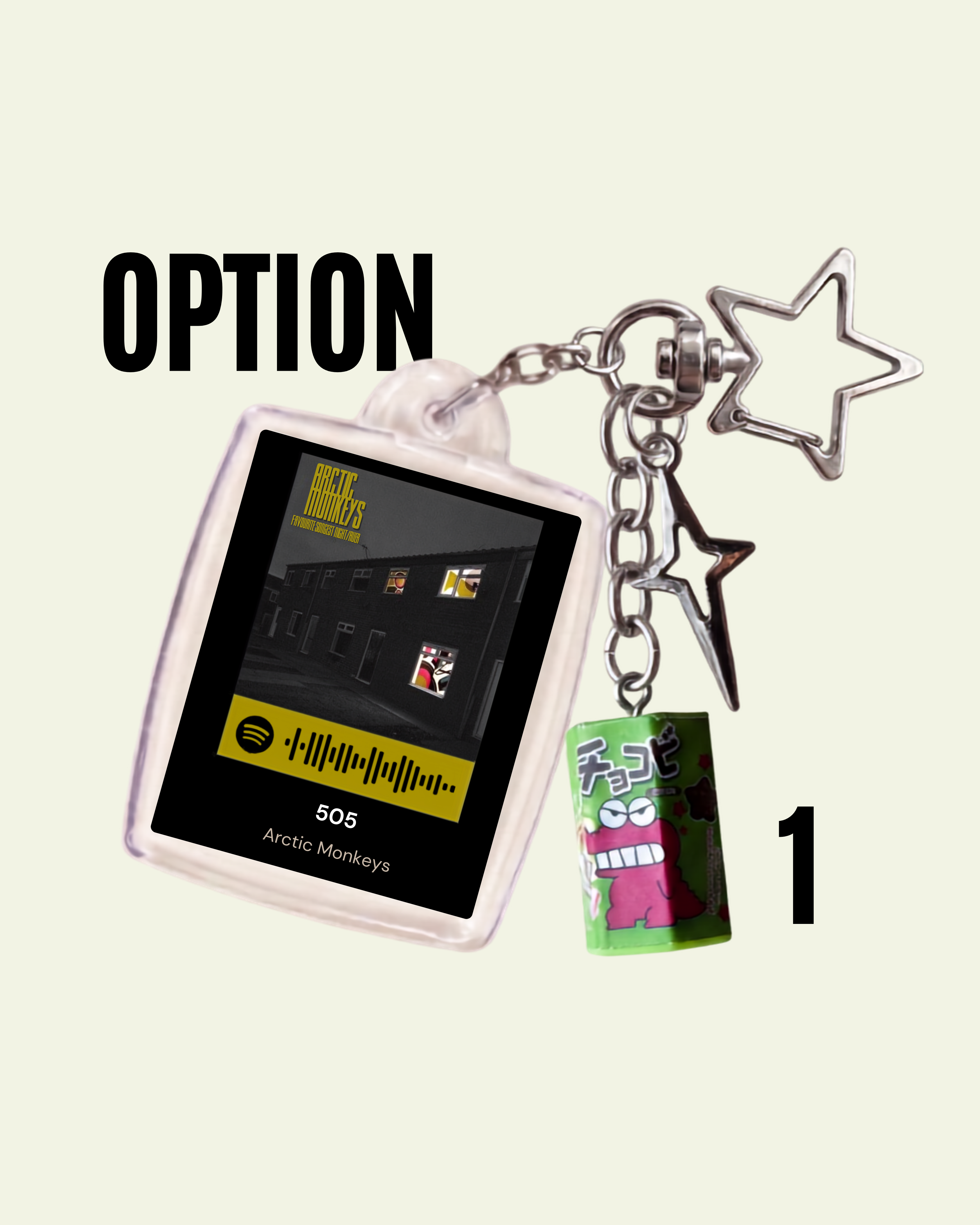 Spotify code keychain