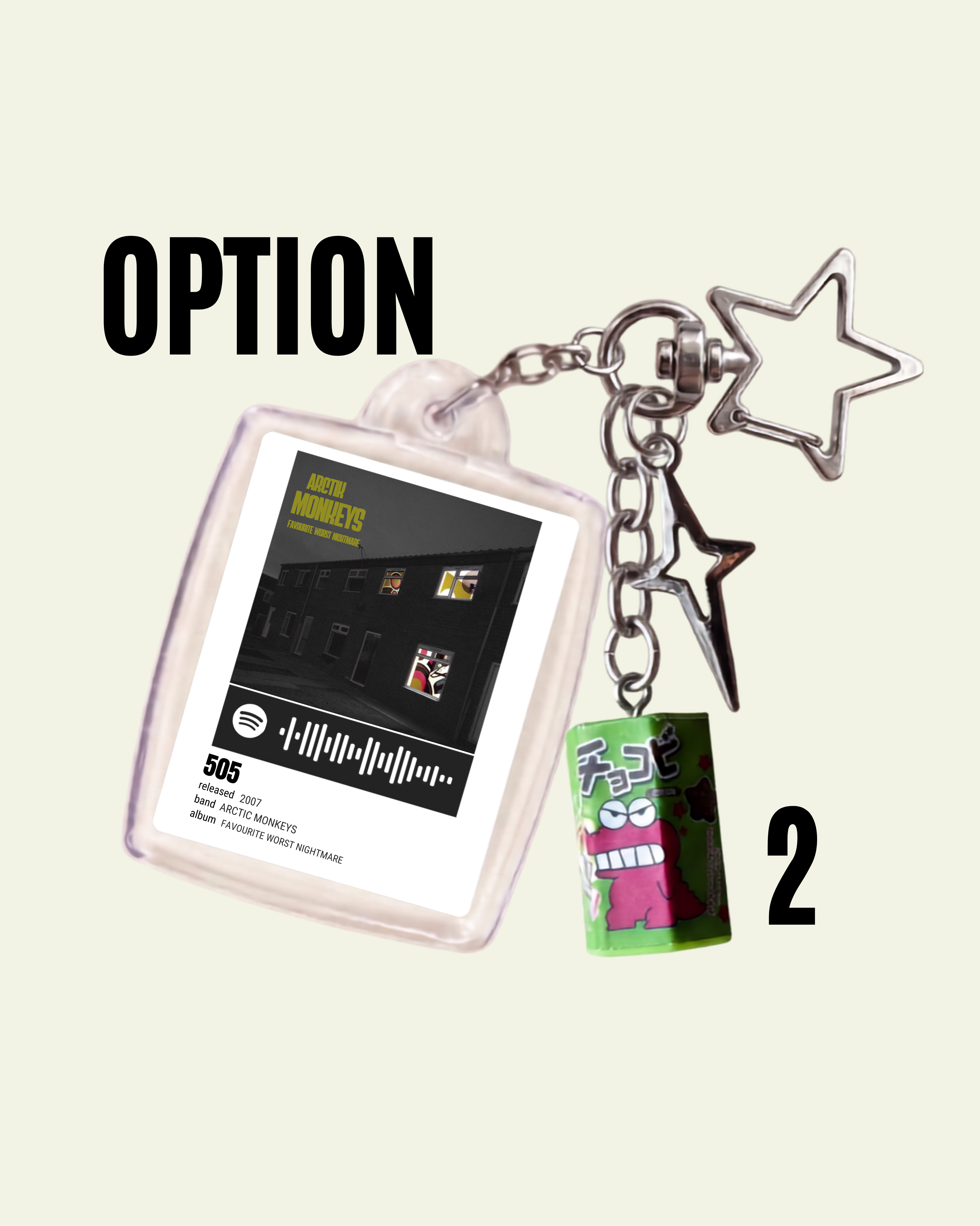 Spotify code keychain