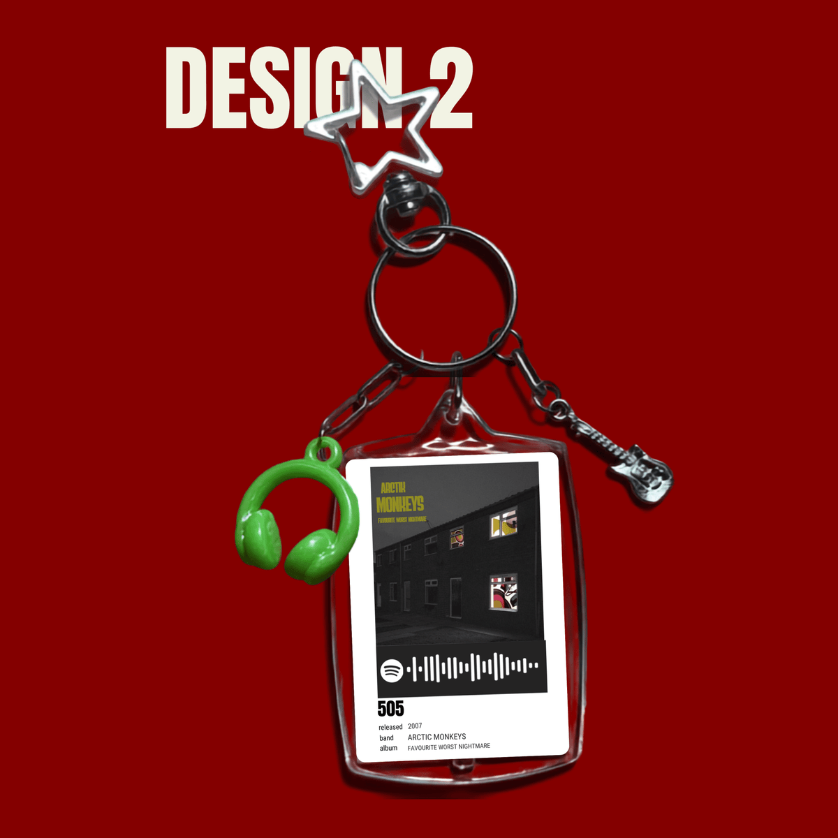 Spotify code keychain - sewnsonnet