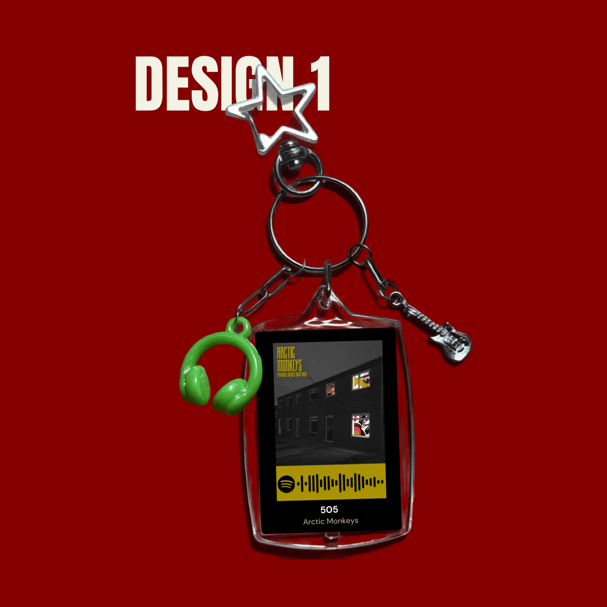 Spotify code keychain - sewnsonnet